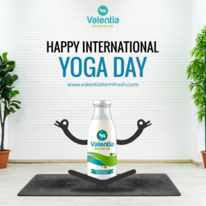 Valentia: Celebrating International Yoga Day with Farm Fresh Milk