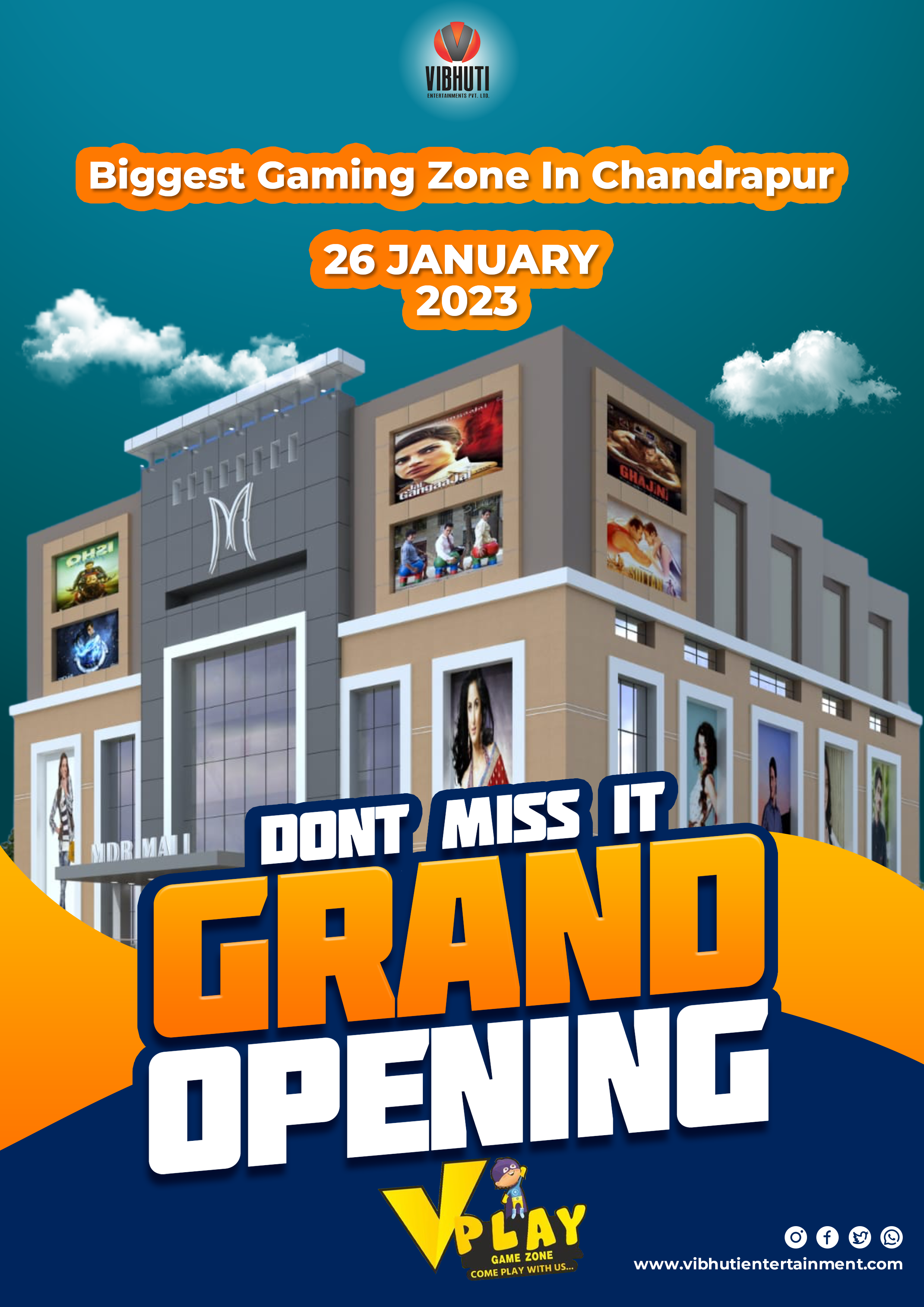 Vibhuti Entertainment: Grand Opening of Chandrapur's Biggest Gaming Zone